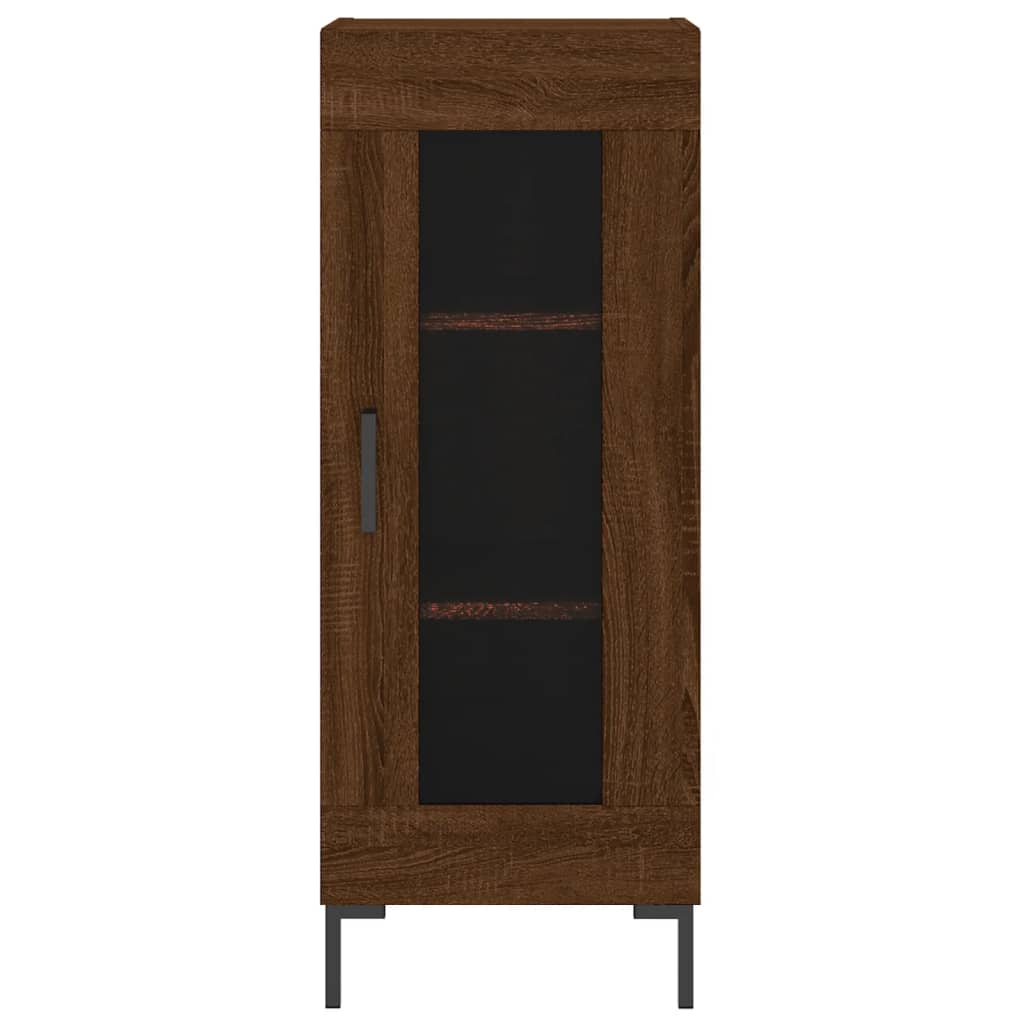 Ντουλάπι Καφέ Δρυς 34,5 x 34 x 180 εκ. από Επεξεργασμένο Ξύλο