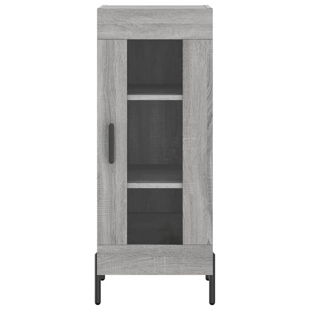 Μπουφές Sonoma Γκρι 34,5 x 34 x 180 εκ. από Επεξεργασμένο Ξύλο - Pakobazaar