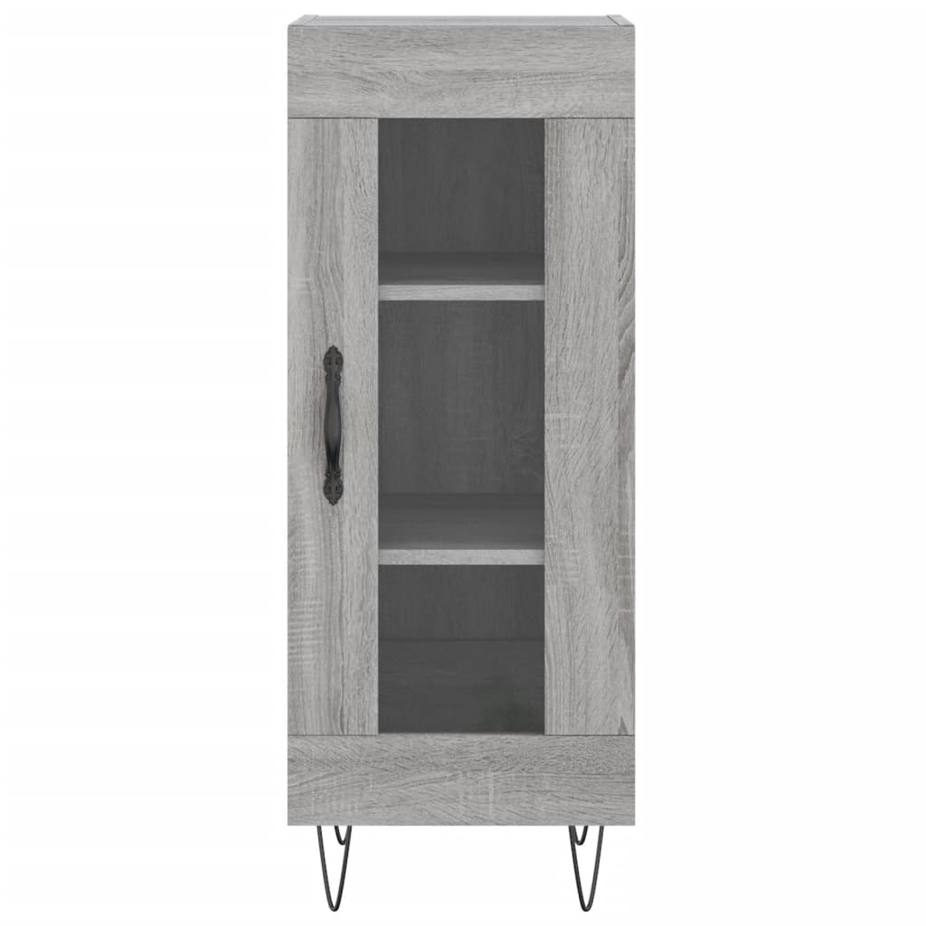 Μπουφές Sonoma Γκρι 34,5 x 34 x 180 εκ. από Επεξεργασμένο Ξύλο - Pakobazaar