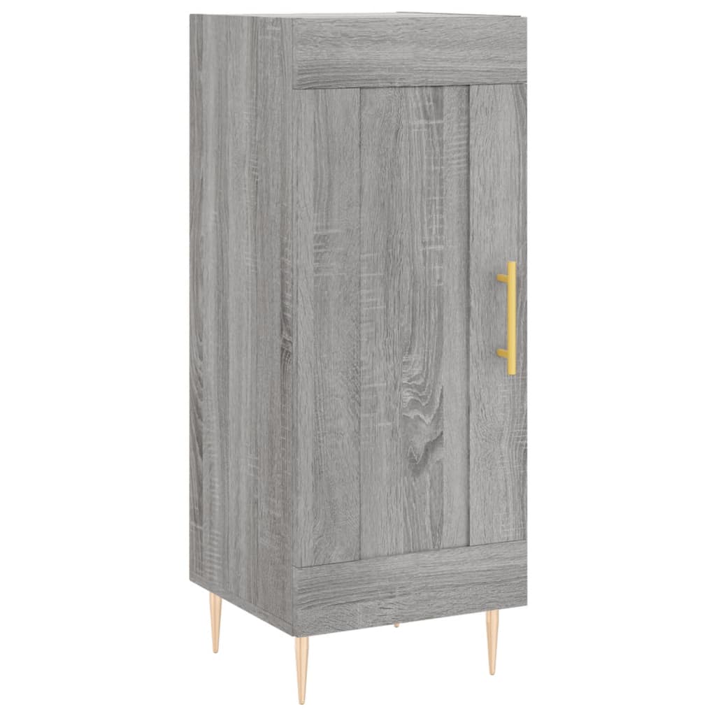 Μπουφές Sonoma Γκρι 34,5 x 34 x 180 εκ. από Επεξεργασμένο Ξύλο - Pakobazaar