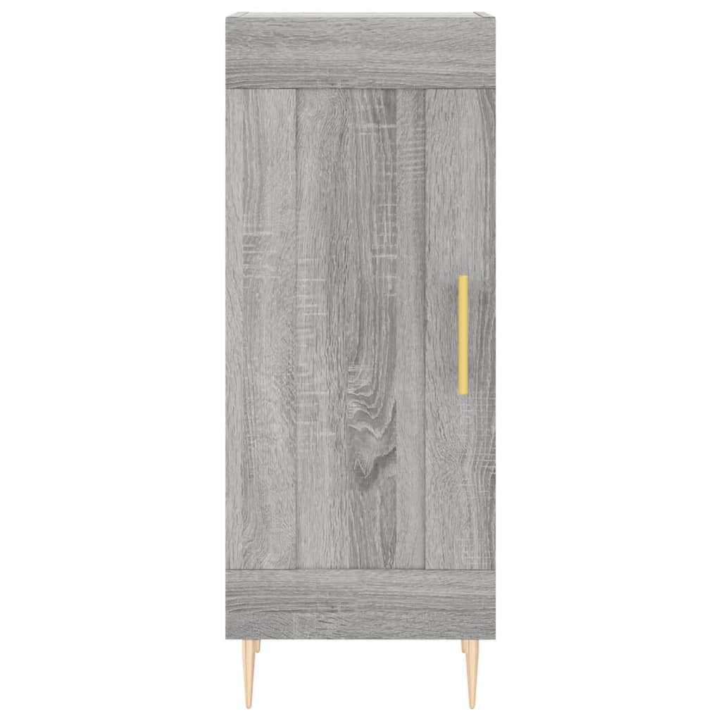 Μπουφές Sonoma Γκρι 34,5 x 34 x 180 εκ. από Επεξεργασμένο Ξύλο - Pakobazaar