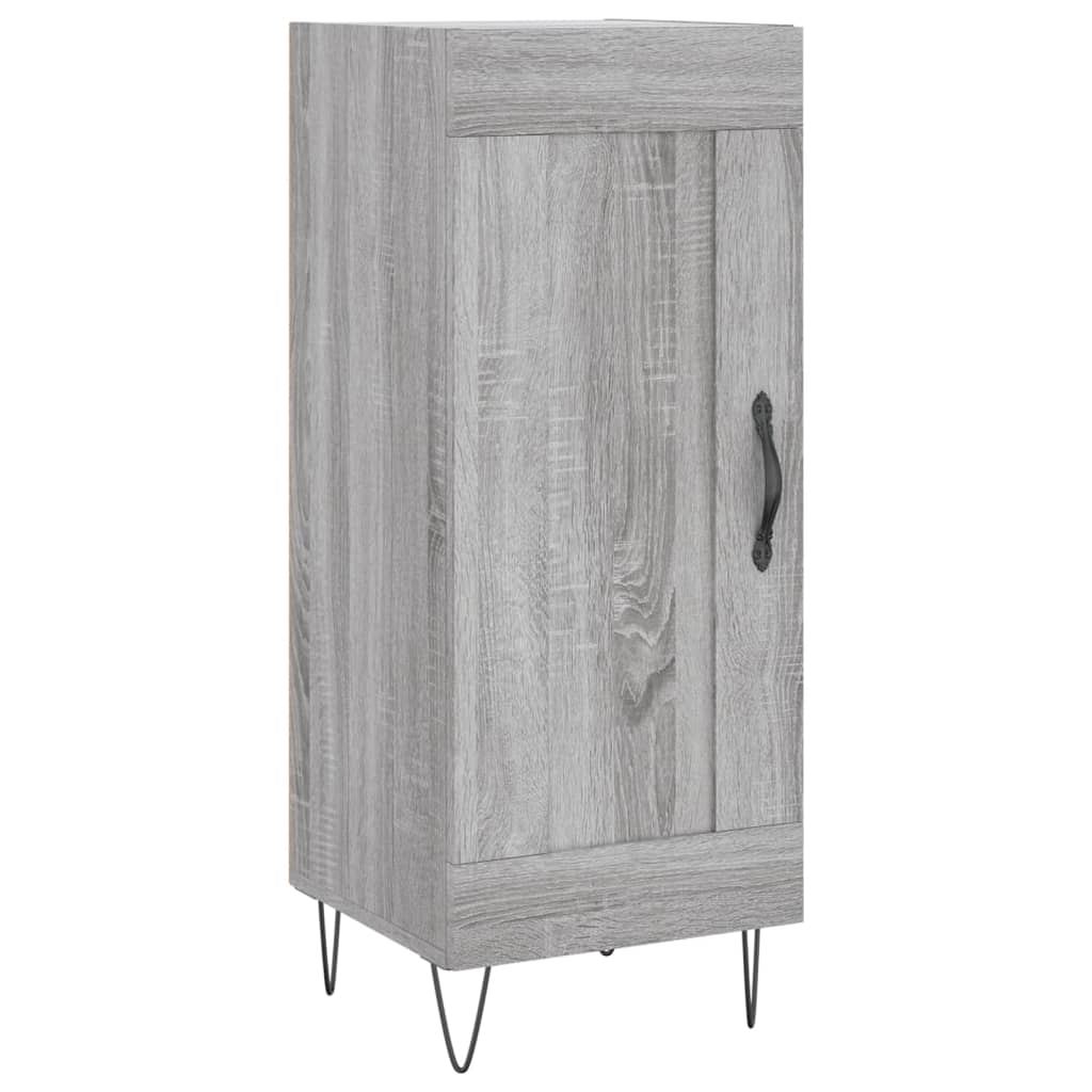 Μπουφές Sonoma Γκρι 34,5 x 34 x 180 εκ. από Επεξεργασμένο Ξύλο