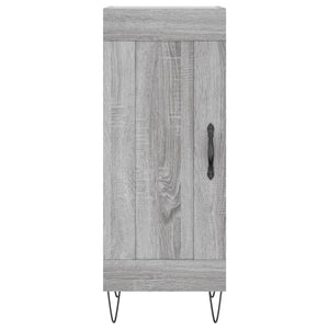 Μπουφές Sonoma Γκρι 34,5 x 34 x 180 εκ. από Επεξεργασμένο Ξύλο