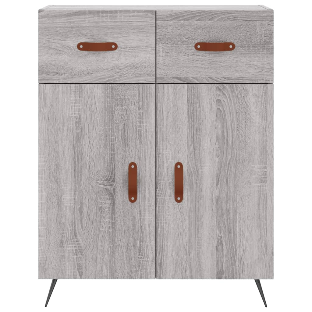 Ντουλάπι Γκρι Sonoma 69,5 x 34 x 180 εκ. Επεξεργασμένο Ξύλο