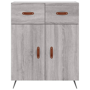 Ντουλάπι Γκρι Sonoma 69,5 x 34 x 180 εκ. Επεξεργασμένο Ξύλο