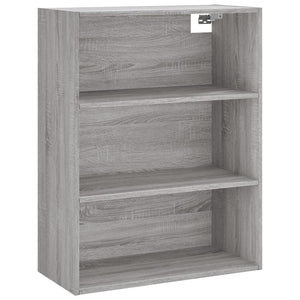 Ντουλάπι Γκρι Sonoma 69,5 x 34 x 180 εκ. Επεξεργασμένο Ξύλο