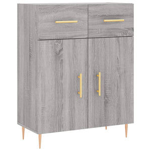 Ντουλάπι Γκρι Sonoma 69,5 x 34 x 180 εκ. Επεξεργασμένο Ξύλο
