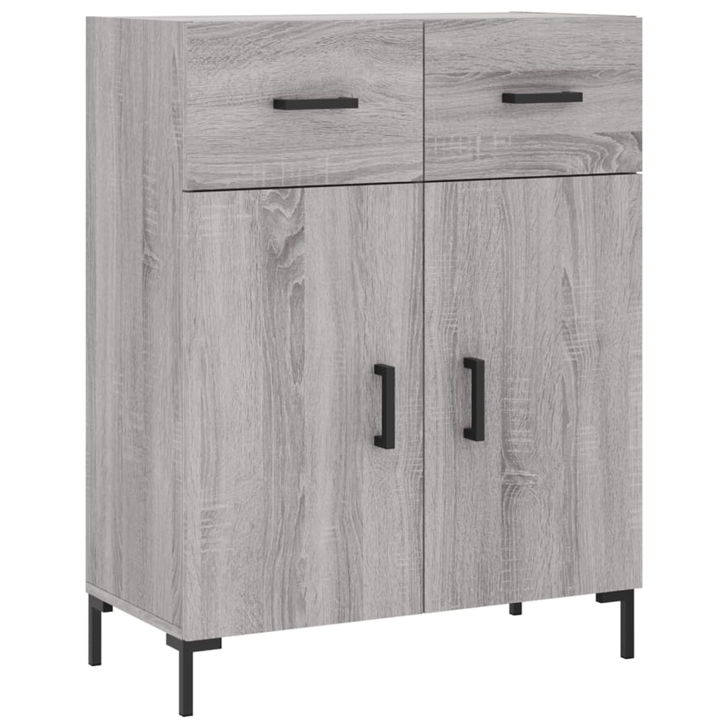 Ντουλάπι Γκρι Sonoma 69,5 x 34 x 180 εκ. Επεξεργασμένο Ξύλο
