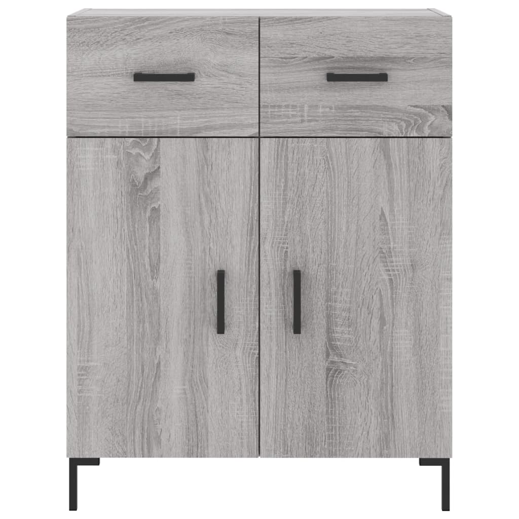 Ντουλάπι Γκρι Sonoma 69,5 x 34 x 180 εκ. Επεξεργασμένο Ξύλο