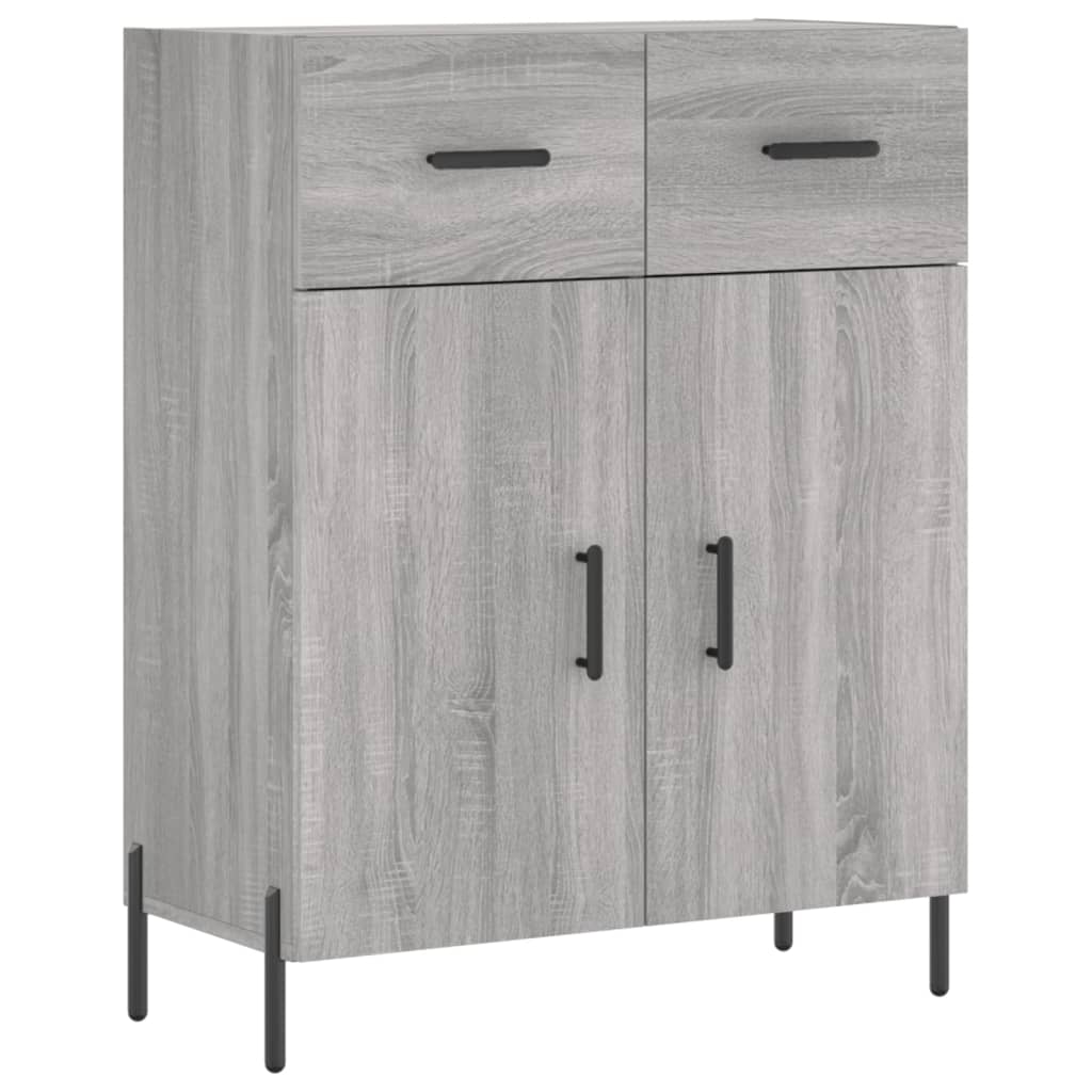 Ντουλάπι Γκρι Sonoma 69,5 x 34 x 180 εκ. Επεξεργασμένο Ξύλο