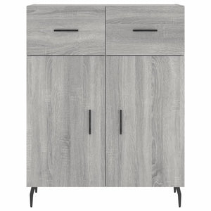 Ντουλάπι Γκρι Sonoma 69,5 x 34 x 180 εκ. Επεξεργασμένο Ξύλο
