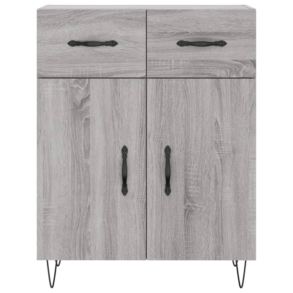Ντουλάπι Γκρι Sonoma 69,5 x 34 x 180 εκ. Επεξεργασμένο Ξύλο