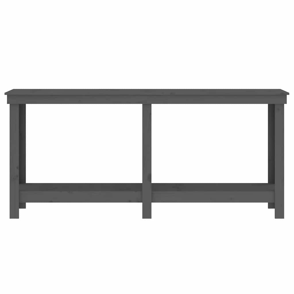 Πάγκος Εργασίας Γκρι 180 x 50 x 80 εκ. από Μασίφ Ξύλο Πεύκου