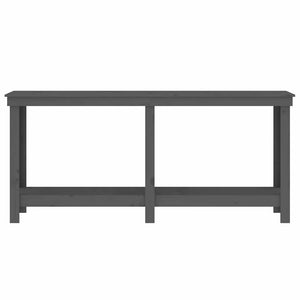 Πάγκος Εργασίας Γκρι 180 x 50 x 80 εκ. από Μασίφ Ξύλο Πεύκου