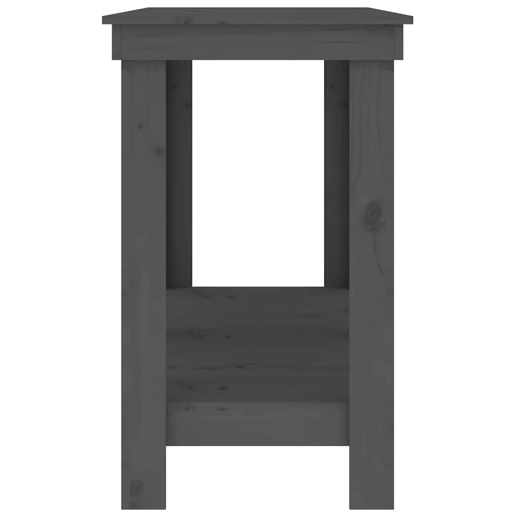 Πάγκος Εργασίας Γκρι 180 x 50 x 80 εκ. από Μασίφ Ξύλο Πεύκου