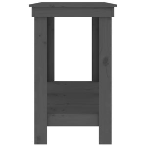 Πάγκος Εργασίας Γκρι 180 x 50 x 80 εκ. από Μασίφ Ξύλο Πεύκου