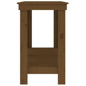 Πάγκος Εργασίας Μελί Καφέ 180 x 50 x 80 εκ. Μασίφ Ξύλο Πεύκο