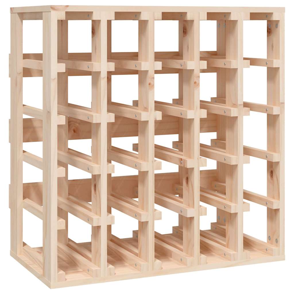 Ραφιέρα Κρασιών 58,5 x 33 x 60,5 εκ. από Μασίφ Ξύλο Πεύκου