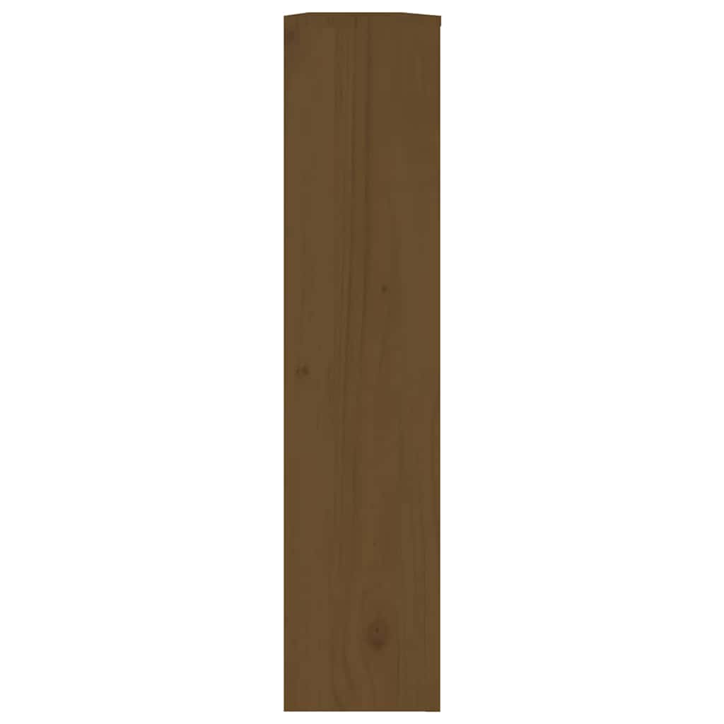 Κάλυμμα Καλοριφέρ Καφέ μελί 153x19x84 εκ. από Μασίφ Ξύλο Πεύκου