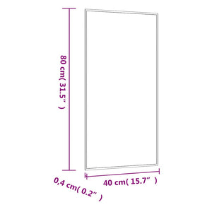 Καθρέφτης Επιτοίχιος Ορθογώνιος 40 x 80 εκ.