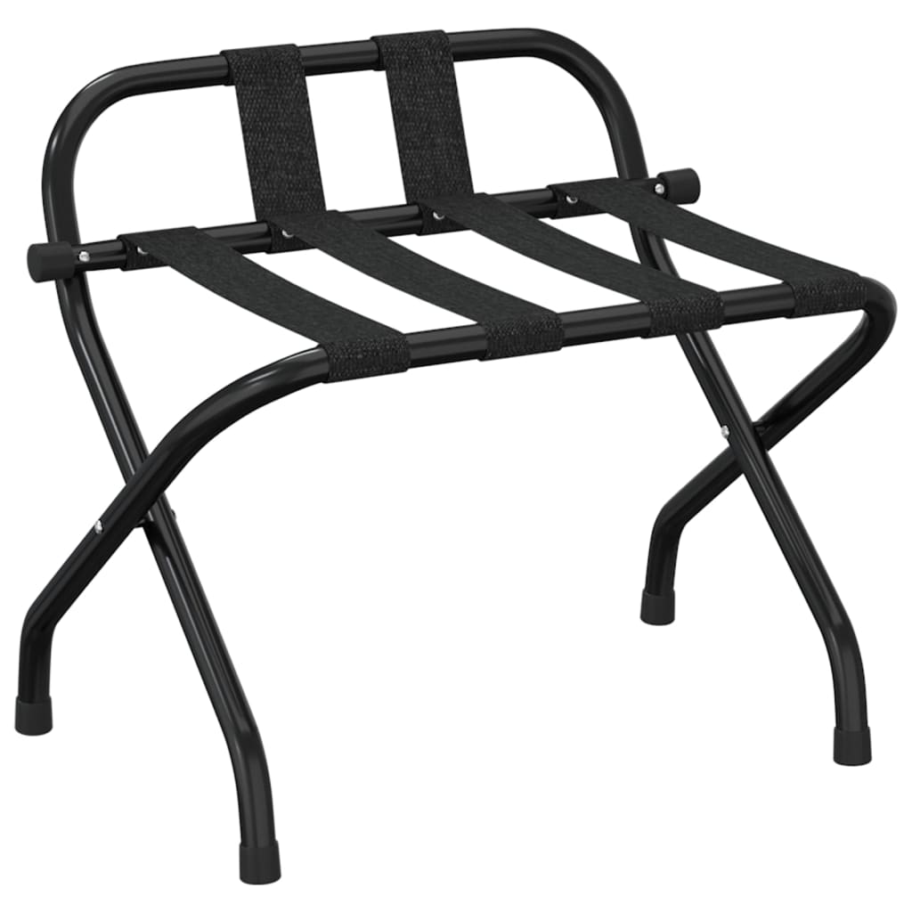 Ράφι Αποσκευών με Πλάτη Μαύρο 56 x 39 x 52 εκ. - PAKOBAZAAR