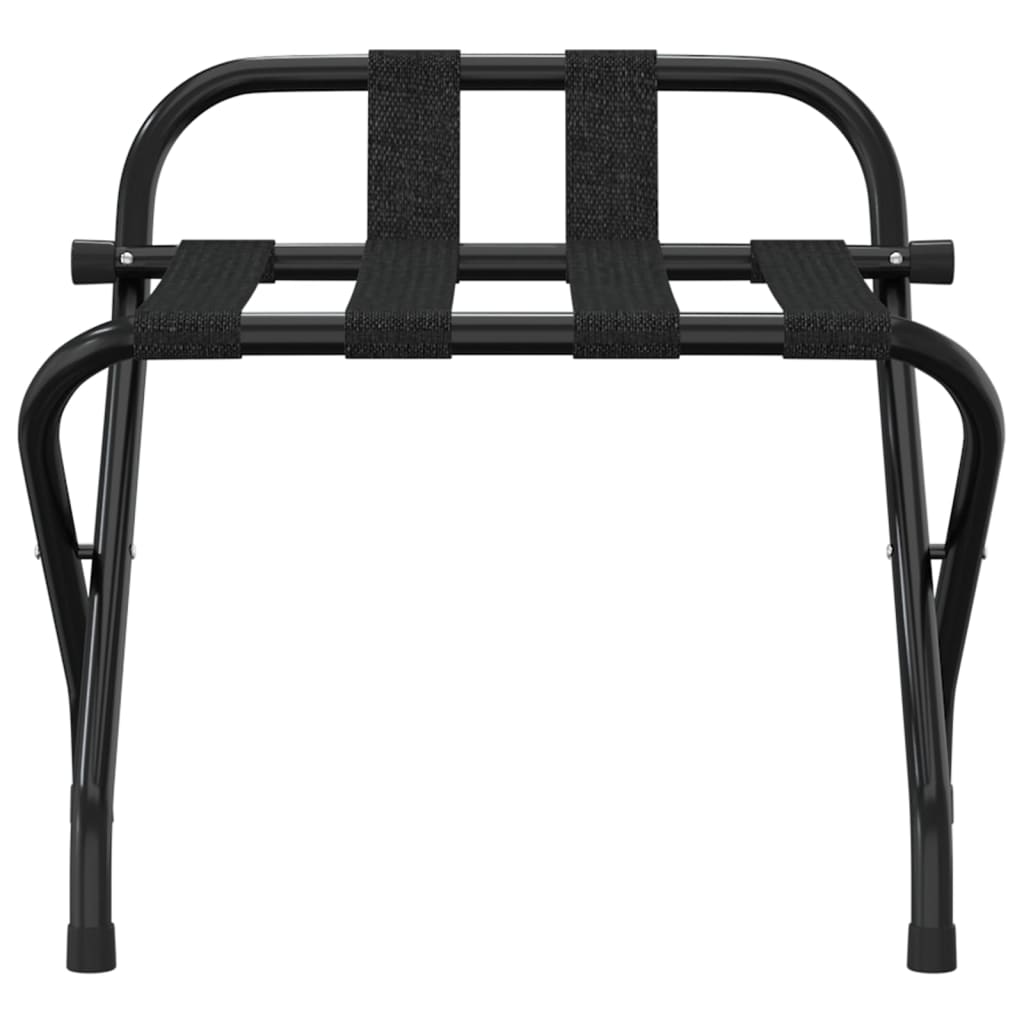 Ράφι Αποσκευών με Πλάτη Μαύρο 56 x 39 x 52 εκ. - PAKOBAZAAR