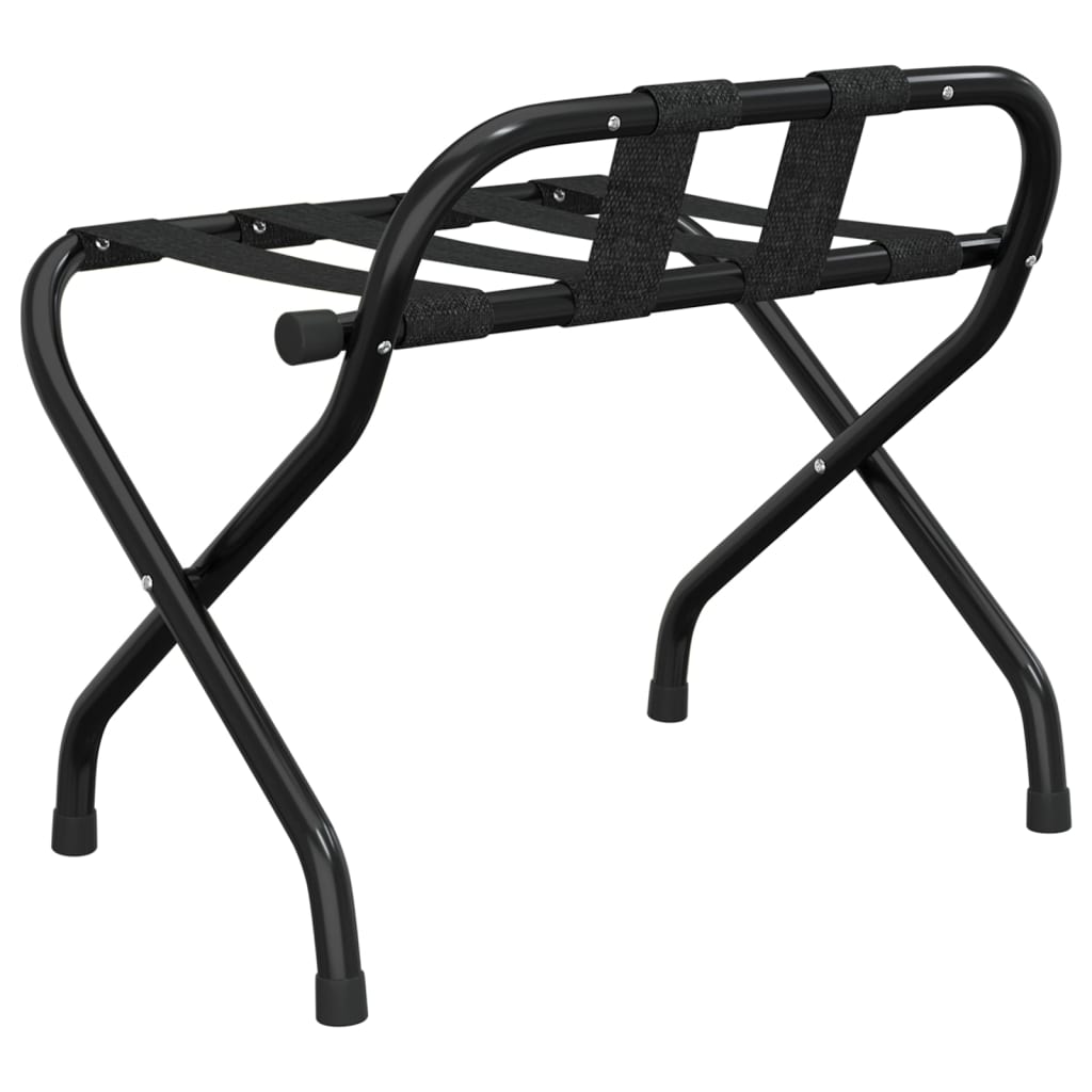 Ράφι Αποσκευών με Πλάτη Μαύρο 56 x 39 x 52 εκ. - PAKOBAZAAR