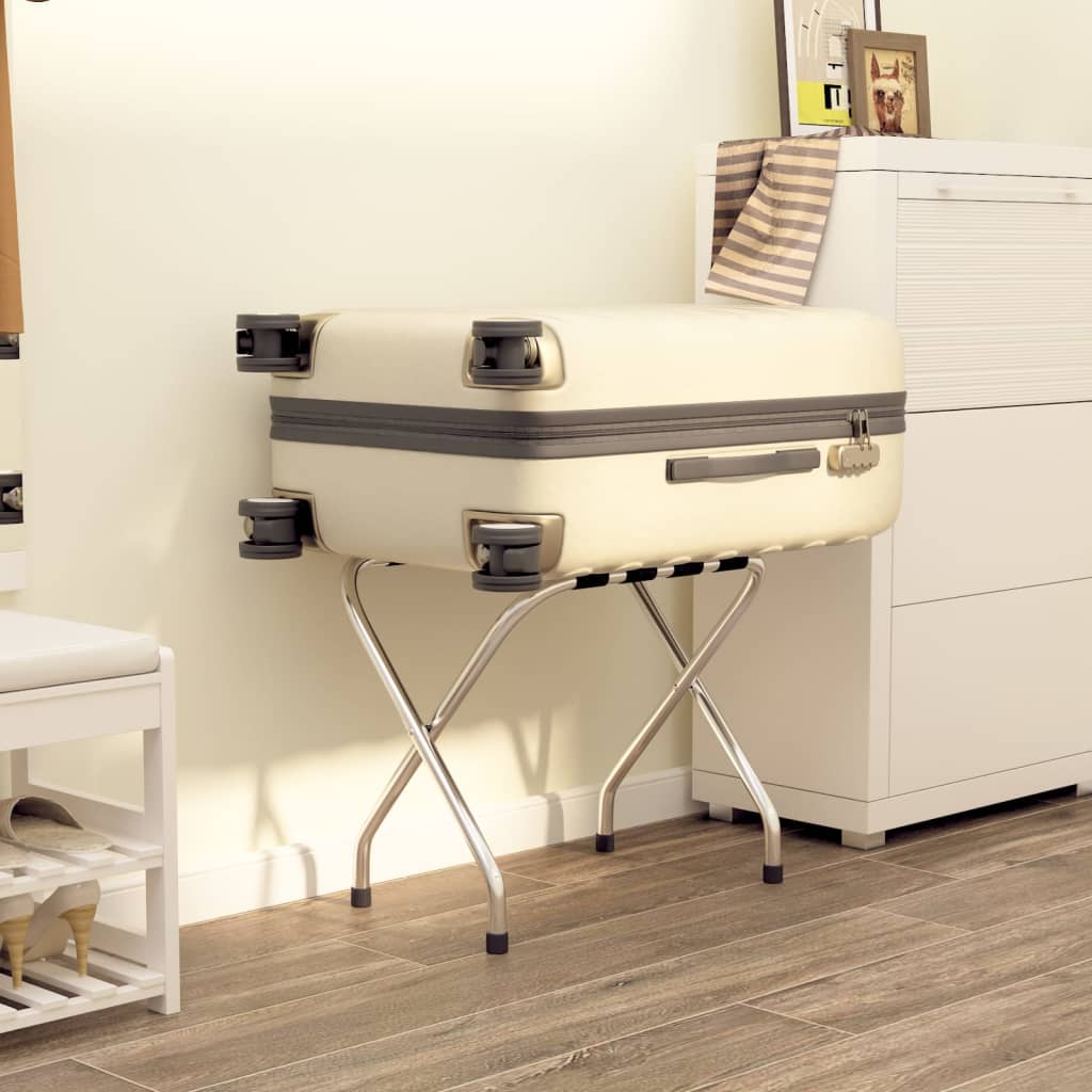 Ράφι Αποσκευών Μαύρο και Ασημί 56 x 40 x 49 εκ. - PAKOBAZAAR