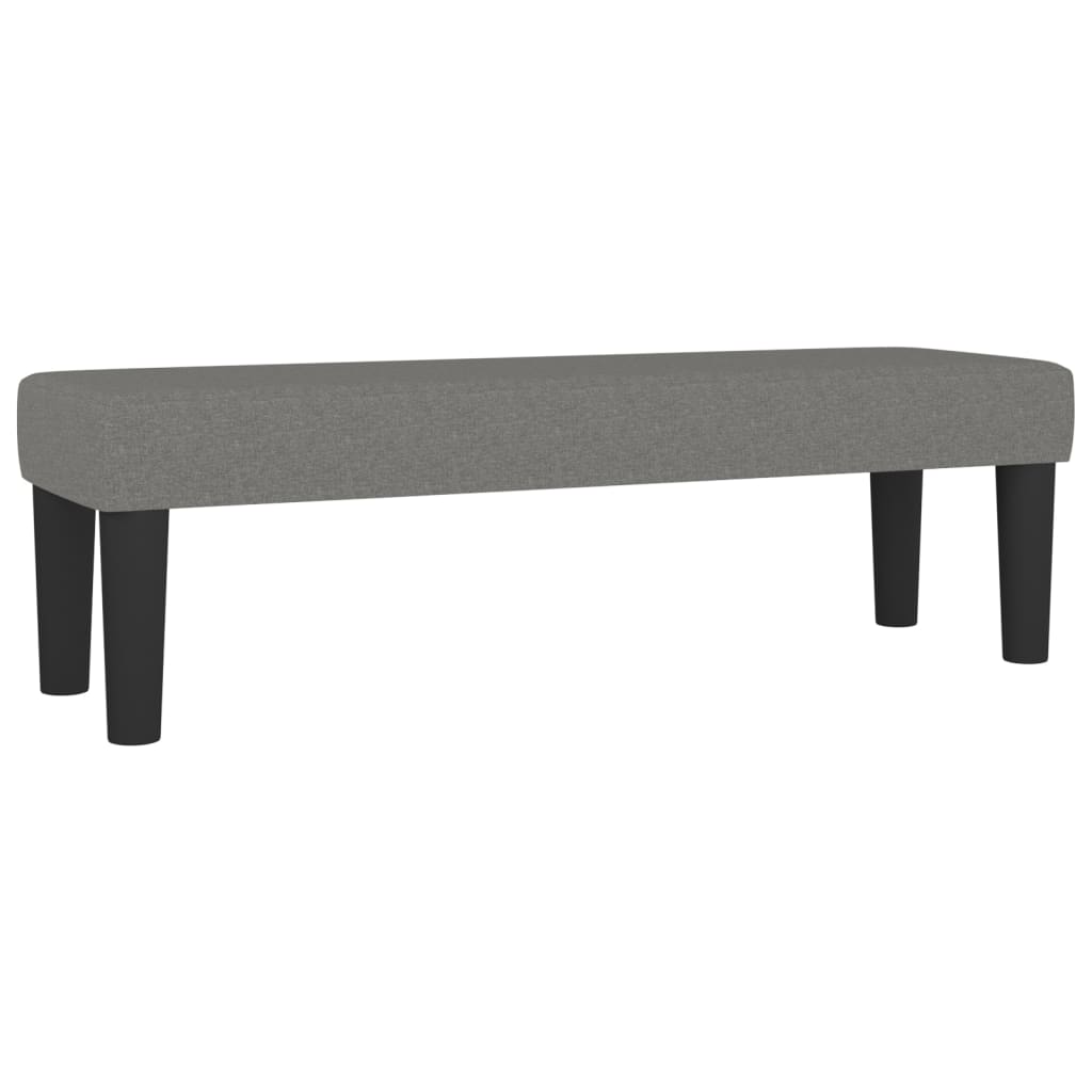 Κρεβάτι Boxspring με Στρώμα Σκούρο Γκρι 140x190 εκ. Υφασμάτινο