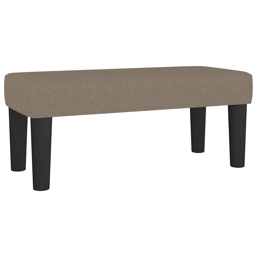 Κρεβάτι Boxspring με Στρώμα Taupe 90x190 εκ.Υφασμάτινο