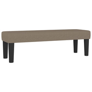 Κρεβάτι Boxspring με Στρώμα Taupe 140x200 εκ. Υφασμάτινο