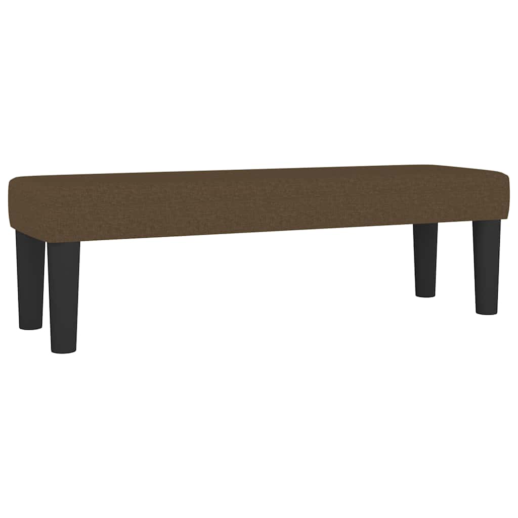 Κρεβάτι Boxspring με Στρώμα Σκούρο Καφέ 180x200 εκ Υφασμάτινο