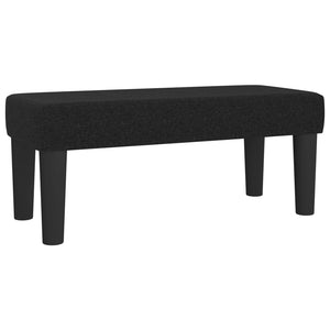 Κρεβάτι Boxspring με Στρώμα Μαύρο 80 x 200 εκ. Υφασμάτινο