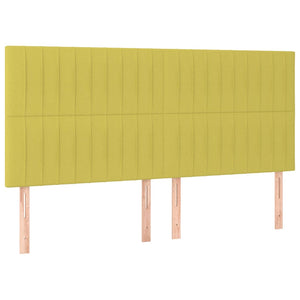Κρεβάτι Boxspring με Στρώμα Αν. Πράσινο 120x190εκ Υφασμάτινο