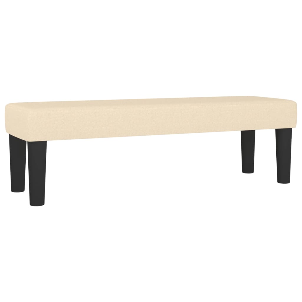 Κρεβάτι Boxspring με Στρώμα Κρεμ 180x200 εκ. Υφασμάτινο
