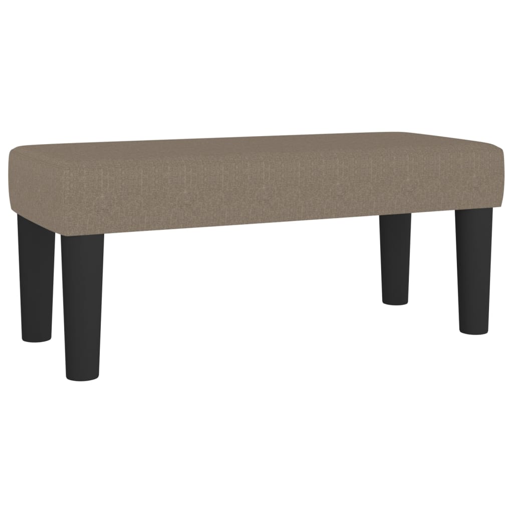 Κρεβάτι Boxspring με Στρώμα Taupe 100 x 200 εκ. Υφασμάτινο
