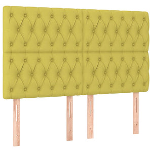 Κρεβάτι Boxspring με Στρώμα Αν. Πράσινο 120x190εκ Υφασμάτινο