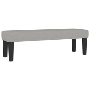 Κρεβάτι Boxspring με Στρώμα Ανοιχτό Γκρι 140x190 εκ. Υφασμάτινο
