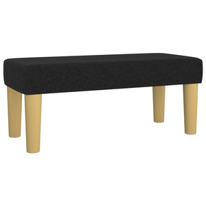 Κρεβάτι Boxspring με Στρώμα Μαύρο 80 x 200 εκ. Υφασμάτινο