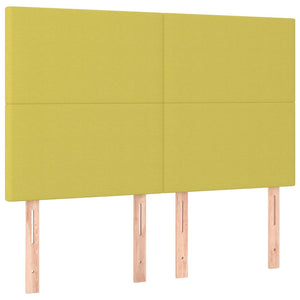 Κρεβάτι Boxspring με Στρώμα Ανοιχτό πράσινο140x200εκ.Υφασμάτινο