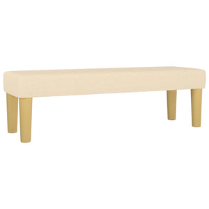 Κρεβάτι Boxspring με Στρώμα Κρεμ 160x200 εκ. Υφασμάτινο
