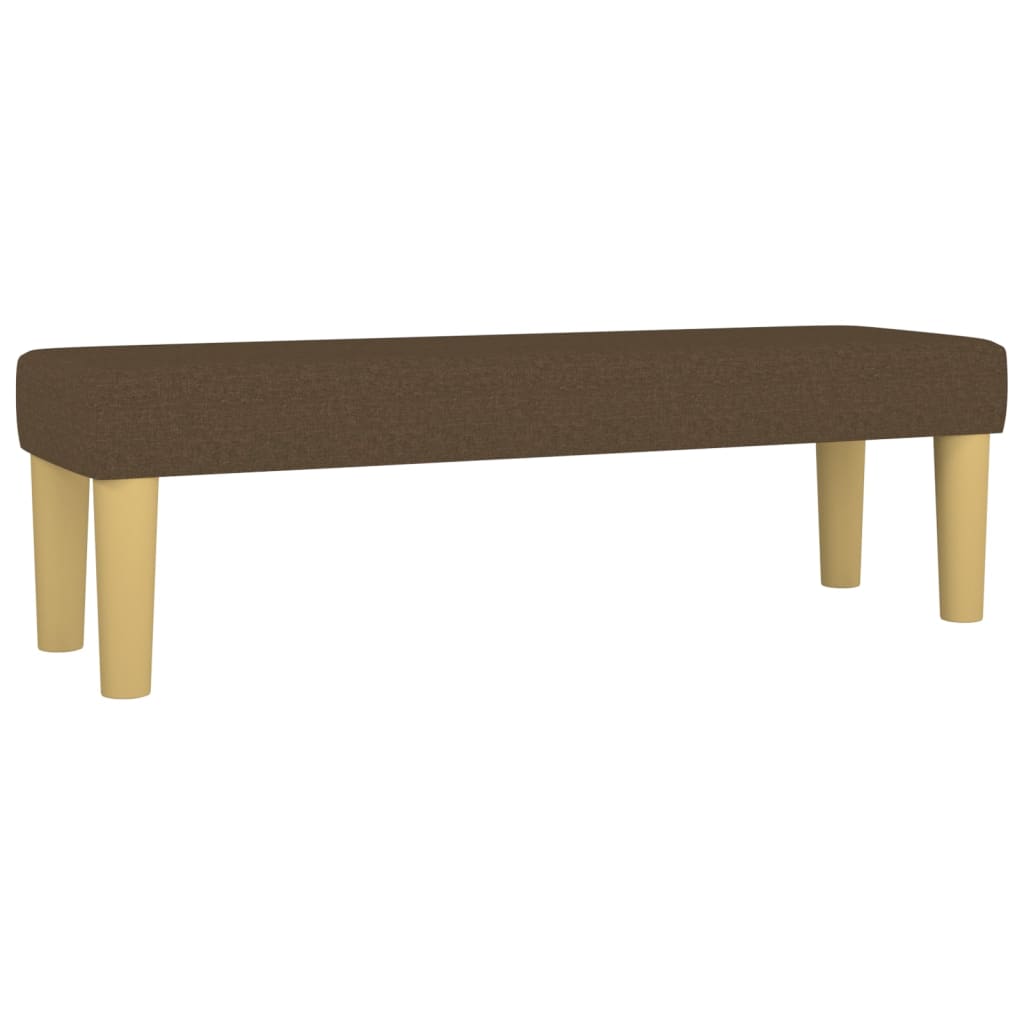 Κρεβάτι Boxspring με Στρώμα Σκούρο Καφέ 160x200 εκ Υφασμάτινο - Pakobazaar