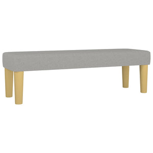 Κρεβάτι Boxspring με Στρώμα Ανοιχτό Γκρι 200x200 εκ. Υφασμάτινο