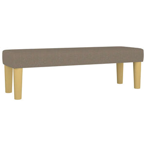 Κρεβάτι Boxspring με Στρώμα Taupe 140x190 εκ. Υφασμάτινο