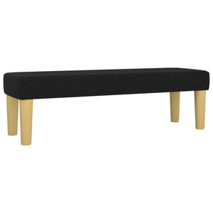 Κρεβάτι Boxspring με Στρώμα Μαύρο 160x200 εκ. Υφασμάτινο - Pakobazaar