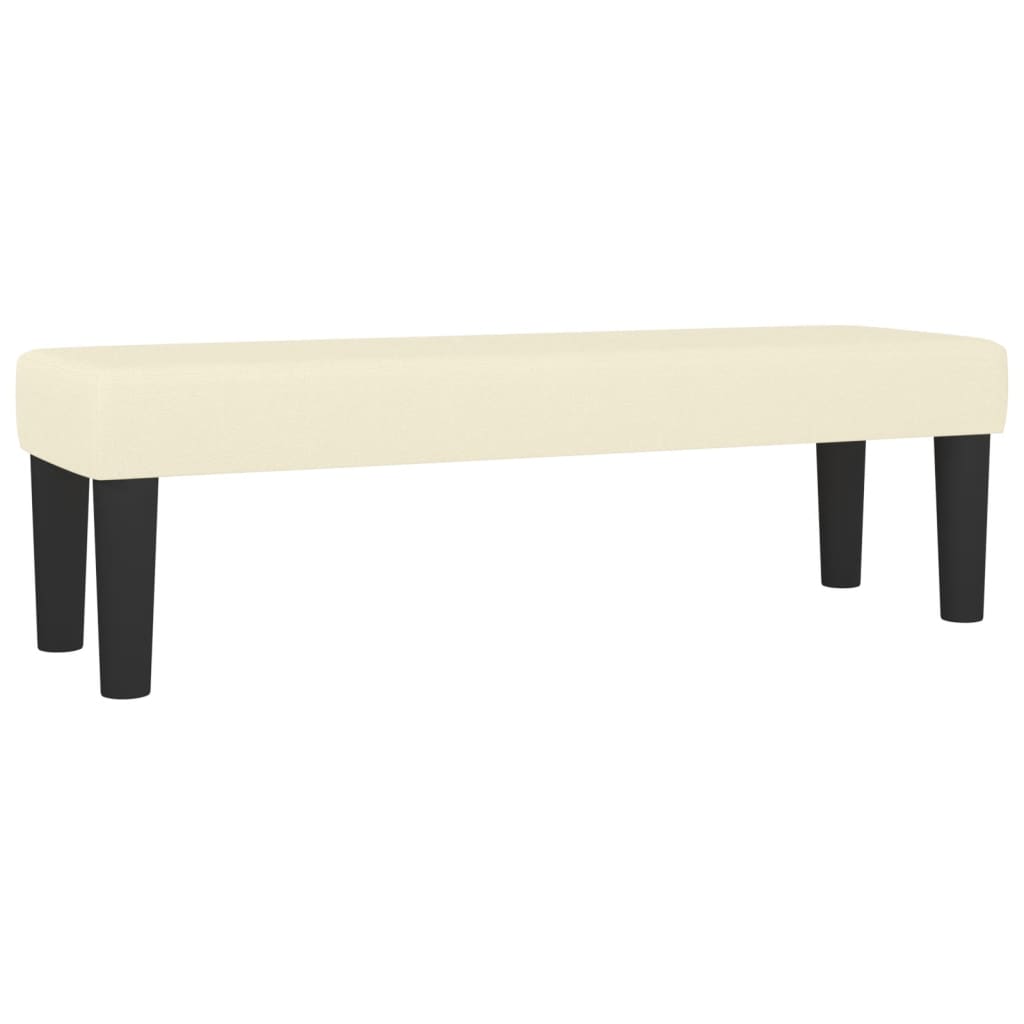 Κρεβάτι Boxspring με Στρώμα Κρεμ 160x200εκ. από Συνθετικό Δέρμα