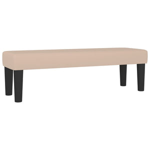 Κρεβάτι Boxspring με Στρώμα Καπουτσίνο 180x200 εκ. Συνθ. Δέρμα