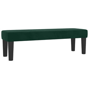 Κρεβάτι Boxspring με Στρώμα Σκούρο Πράσινο 140x190εκ. Βελούδινο - Pakobazaar