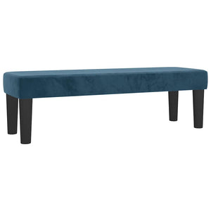 Κρεβάτι Boxspring με Στρώμα Σκούρο Μπλε 160x200 εκ. Βελούδινο - Pakobazaar