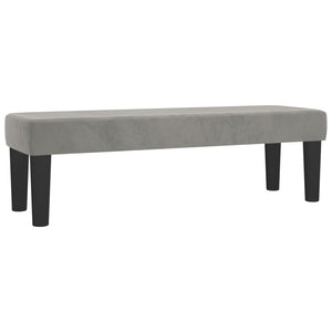 Κρεβάτι Boxspring με Στρώμα Ανοιχτό Γκρι 180x200 εκ. Βελούδινο